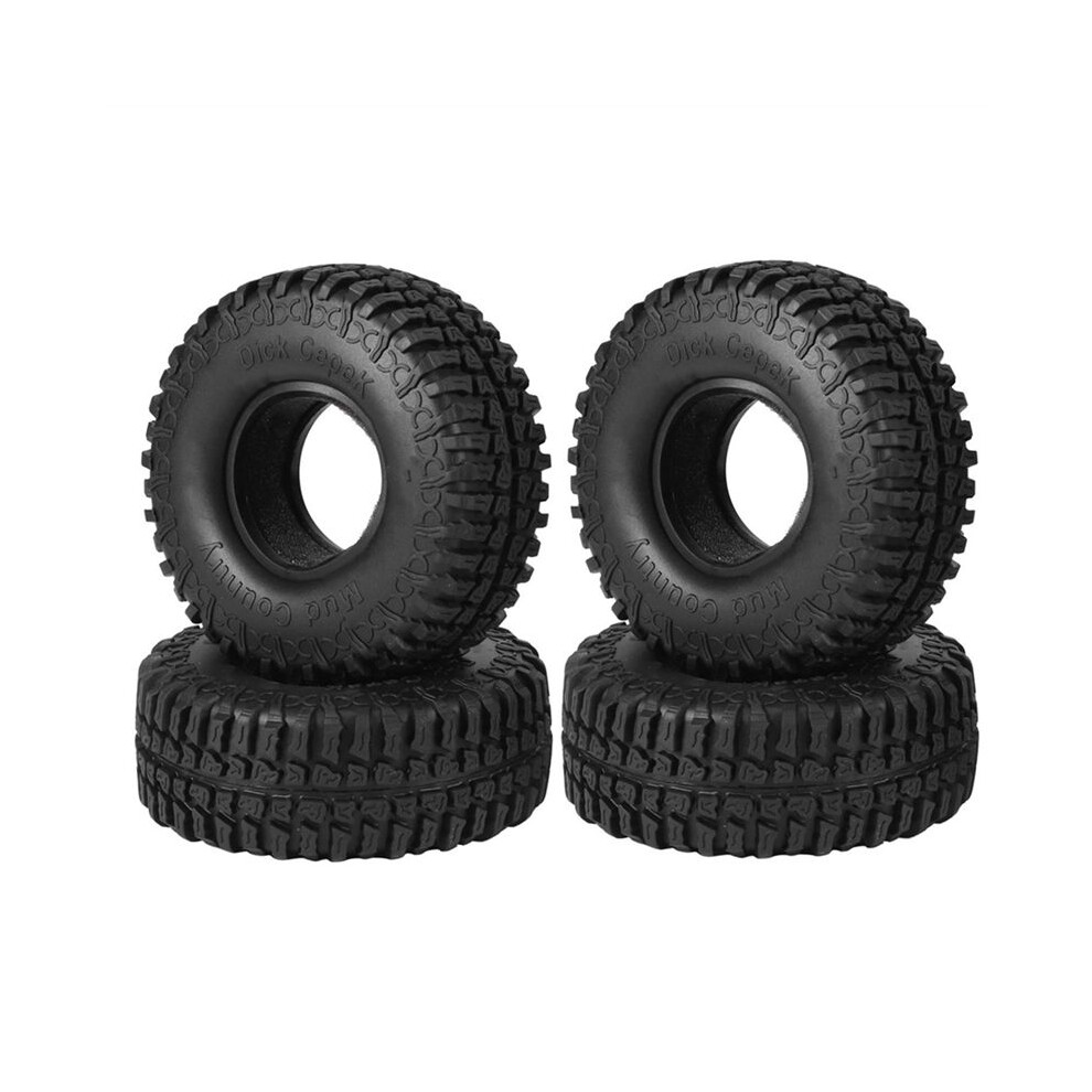 4Pcs 100Mm 1.9 Rubber Tire Wheel Tyre For 1/10 Rc Crawler Car Trx4 D90 4853197651922