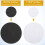 10 Pieces 5In Soft Density Foam Interface Pad Hook and Loop Foam Sanding Pads 125mm Sponge Cushion Buffering Backing Pad 2