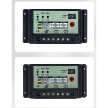 Dual Battery Solar Charge Controller PWM 12V 24V System Batteries Power Panel Regulator Charger(20A)