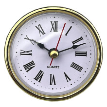 Insert Clock Faces Replacement 21/2 (65mm) Round Clock Face Insert Quartz Movement Classic Craft Home Decor