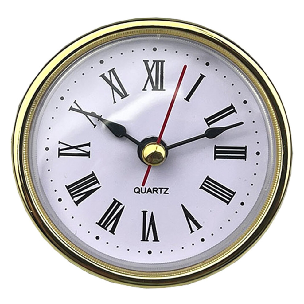 Insert Clock Faces Replacement 21/2 (65mm) Round Clock Face Insert Quartz Movement Classic Craft Home Decor