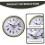 Insert Clock Faces Replacement 21/2 (65mm) Round Clock Face Insert Quartz Movement Classic Craft Home Decor 4