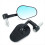 Universal Rearview Mirror Foldable Adjusable Anti-Dazzle for 13mm-14m 2
