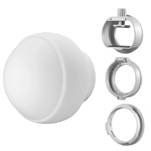 Diffusor Dome Softbox Kit Universal Adapterring für Kamerablitzgeschwindigkeit 1