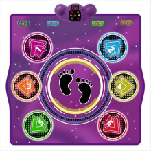 Elektronisches Tanzpad, kabelloses Bluetooth-Tanzmatten-Familienmusikspiel für Kinder