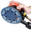 80Pcs Diamond Shape 5 Inch Sanding Disc, 8 Hole Hook and Loop Discs fo 5