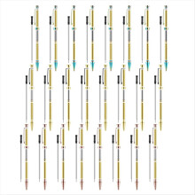 30 Pcs Slimline Pen Kit Wood Turning Twist with Refill Lathe Supplies