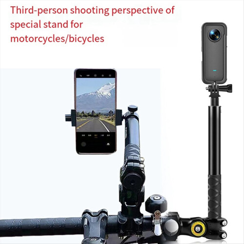 Adjustable Handlebar Mount for , Cameras Selfie Stick Monopod 2