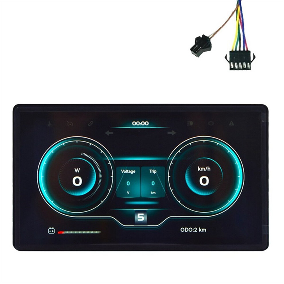 H8 Electric Bike Lcd Meter 24V 36V 48V 60V E Scooter Panel Screen For 4853197673900