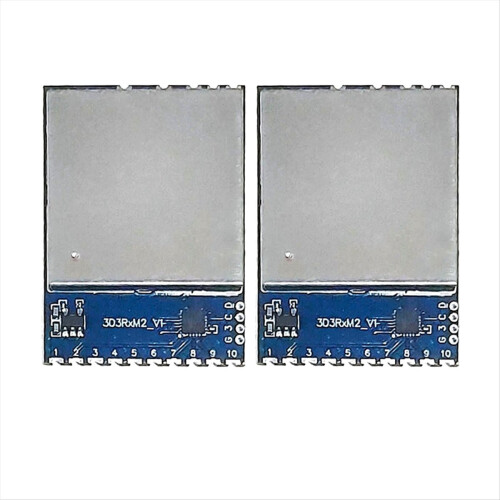 2PCS 3.3G FPV VRX Receiver Module 3D3RxM2 16CH Wireless Analog Audio V