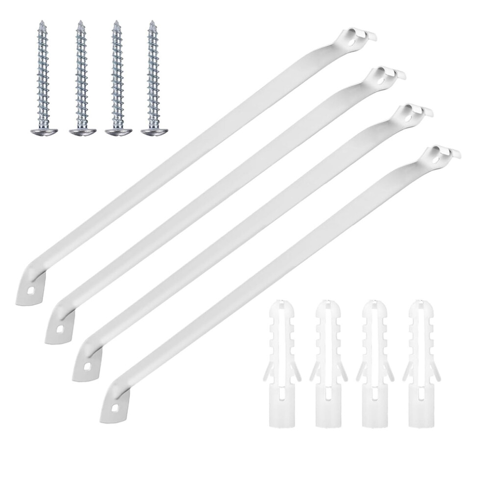 4Pcs Closet Shelf Brackets, Support Brackets For Wire Shelving,Metal C 4853197668647