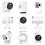 Portable Projector 270 Degree Android13 WiFi Bluetooth Stereo Sound Au 3
