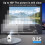 Portable Projector 270 Degree Android13 WiFi Bluetooth Stereo Sound Au 6