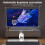 Portable Projector 270 Degree Android13 WiFi Bluetooth Stereo Sound Au 5