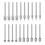 Diamond Drill Grinding Bit Set 20 Pcs Stone Carving Tools with 1/8 Inc 2