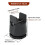 Bed Risers Adjustable Furniture Risers,Table Desk Chair Risers with Clamp, Bed Frame Risers Height Adjustable Black 7