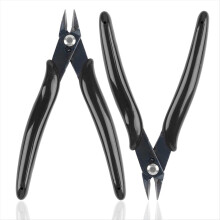 2 Pack Micro-Wire Cutters, 5 Inches Flush Cutters Pliers, Diagonal Sid