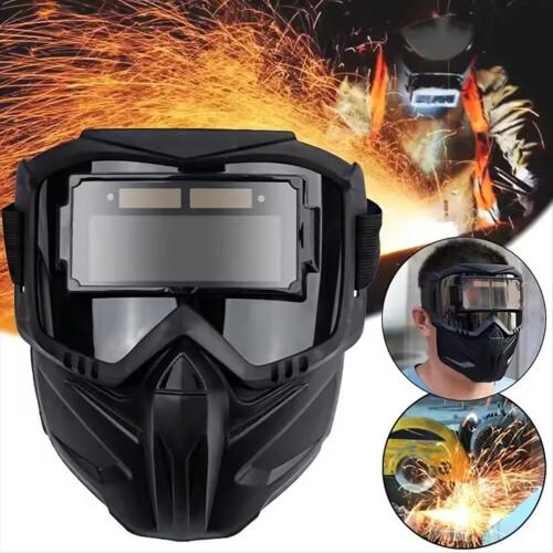 Auto Darkening Welding Glasses Work Face Protector Adjustable Band Imp 2