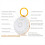 White Noise Machine with 11 Adjustable, Night Light, Bluetooth Speaker 3