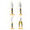 Garden Tool Set 4-Piece,Heavy Duty Aluminum Gardening Tools,Rust-Proof 3