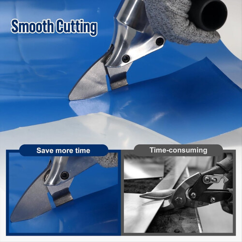 Metal Shears Drill Attachment,Sheet Cutter with 360 Degree Pivoting Ha 2