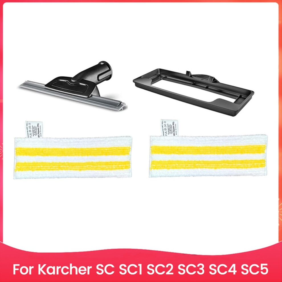 4Pcs Window Squeegee Nozzle Carpet Glider And Steam Mop Cloths For Sc1 4853197686375
