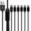 6-In-1 USB Type C Splitter Cable C Data Transmission Charing Cable for Phone Tablet 1.5m 2