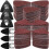 246Pcs Oscillating Tool Sanding Pad Kit, 3Pcs Triangle Pads and Finger 1
