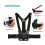 6pcs Action Camera Kit Head Strap Chest Mount Adjustable for Phone En 6