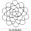 Wire Flower Arranging Tool- Flower Frog, Reusable, Bendable Flower Grid Black 4Inch 6