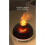 Essential Oil Diffuser Volcano Fire Diffuser Humidifier 350ml Cool Mist Humidifier 7 Colors Light for Room Office A 5