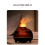 Essential Oil Diffuser Volcano Fire Diffuser Humidifier 350ml Cool Mist Humidifier 7 Colors Light for Room Office A 9