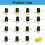 16 PCS Hand Sanding Block Set with 40 Sheets Hook and Loop Sandpaper K 4