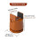 Bed Risers Adjustable Furniture Risers,Table Desk Chair Risers with Clamp, Bed Frame Risers Height Adjustable Brown 7