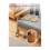 Bed Risers Adjustable Furniture Risers,Table Desk Chair Risers with Clamp, Bed Frame Risers Height Adjustable Brown 6