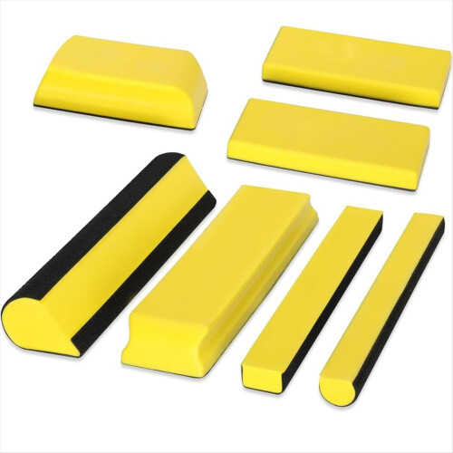 Sanding Blocks Auto Body, Body Block, Hand Block Set 7pcs,