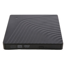 USB 3.0 DVD-Brenner Typ C, Externes Optisches Laufwerk mit Zwei Anschlüssen, Tragbarer Hochgeschwindigkeits-DVD-RW-Player für Laptops und Desktops