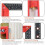 12in Woodworking Framing Square Ruler Adjustable Carpenter Layout Tool 3