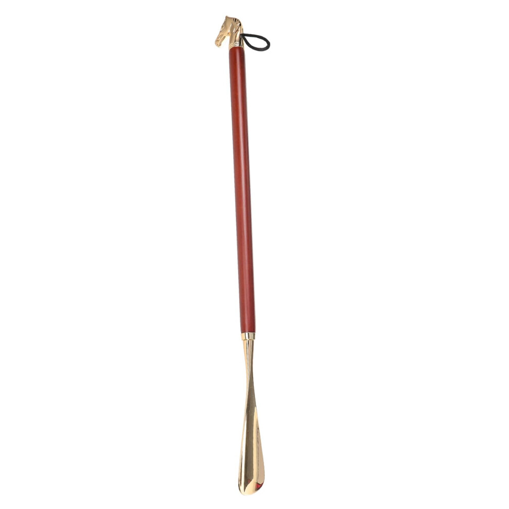 Long Handled Shoe Horn Ergonomic Metal Shoe Lifter for Men and Women to Reduce Bending