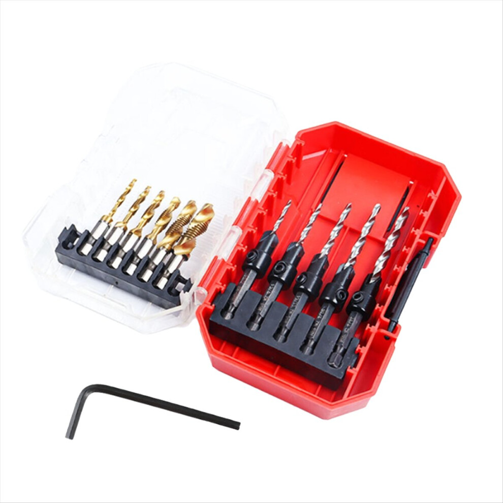Tapping Drill Bit Countersink Woodworking Hole Opener Hexagonal Handle 4853197678615