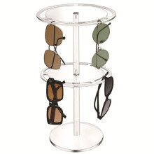 Doppelschichtiger Sonnenbrillenhalter Aus Acryl, Durchsichtiger Brillenständer, Sonnenbrillenständer, Brillen-Organizer