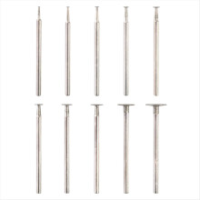 10pcs T Shape Diamond Burr - 3/32Inch Shank Mini Channel Cutting Burs
