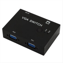 2-in-1-Out-VGA-Switch, Videokonverter, Port-Switcher-Kabel, KVM-Switches