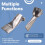 2Pcs Welding Flat Nozzle, 20mm Small+40mm Large Tip for Welder Tool St 6