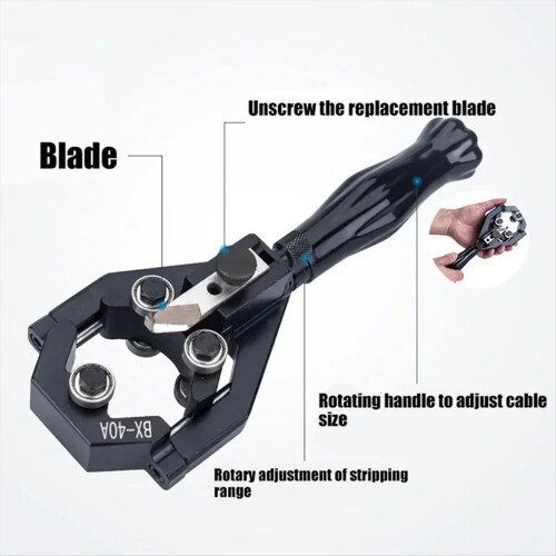 22-40mm Multifunctional High Voltage Cable and Insulation Stripping Cr 2