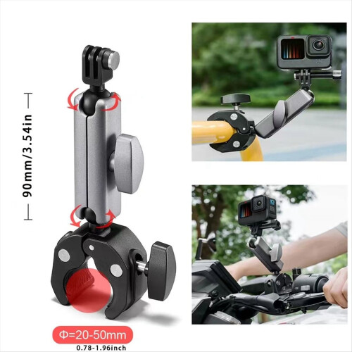Camera Handlebar Mount Selfie Stick with Extension Rod for X5 Action A 2