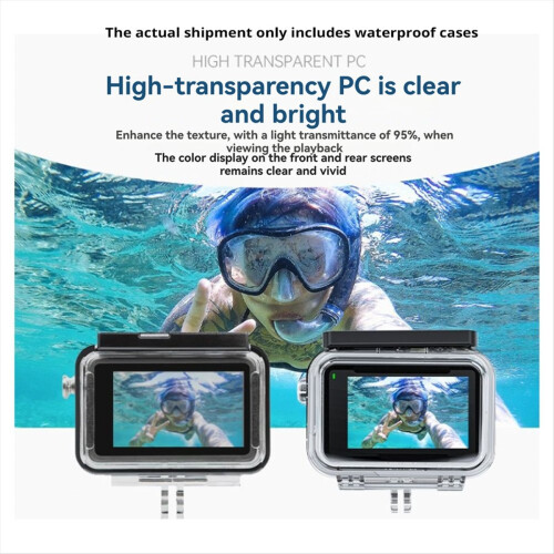 is Suitable for Action5 Pro Waterproof Shell Action4/3 Sports Camera 2