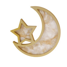 Kuchentablett mit Mond- und Sterndetail, dekorativer-Stil 3