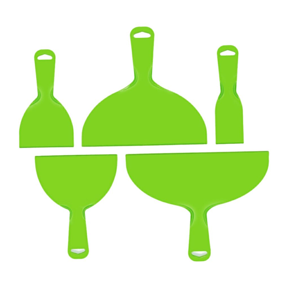 Robust Polystyrene Paint Scraper Set For Difficult Removal Tasks, Abs Spatula, Spatula, Multipurpose Set, Green 9001264681647