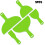 Robust polystyrene paint scraper set for difficult removal tasks, ABS spatula, spatula, multipurpose set, green 3